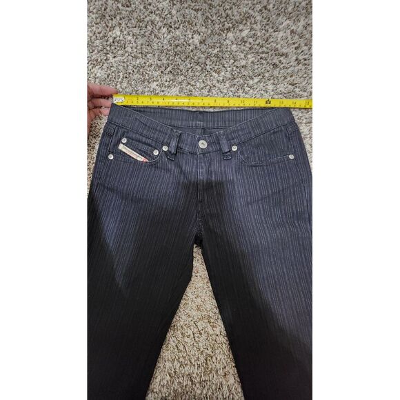 Diesel Industry Jeans Womens 27 x 29.5 Multicolor Boot Cut Low Rise Italy Made - Picture 8 of 11